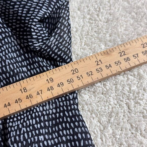 Pinch Dress Womens Size large chiffon tiered ruffle sheer long sleeve mini Smock - Picture 7 of 12